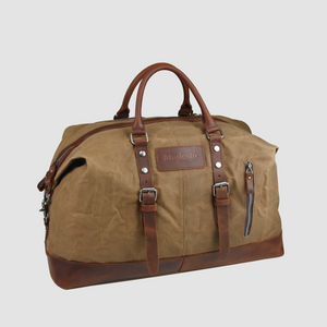 Duffle bag leather