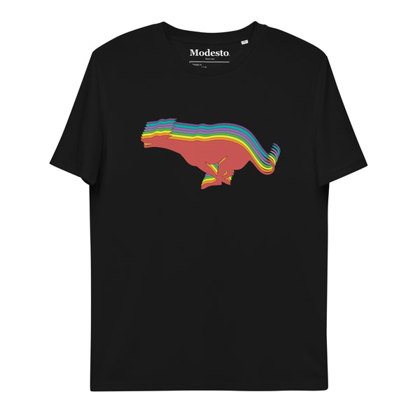 The Rainbow Whippet Organic T-Shirt