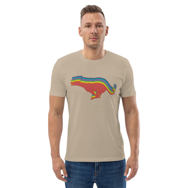 The Rainbow Whippet Organic T-Shirt