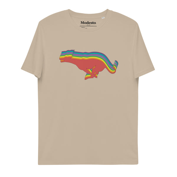 The Rainbow Whippet Organic T-Shirt