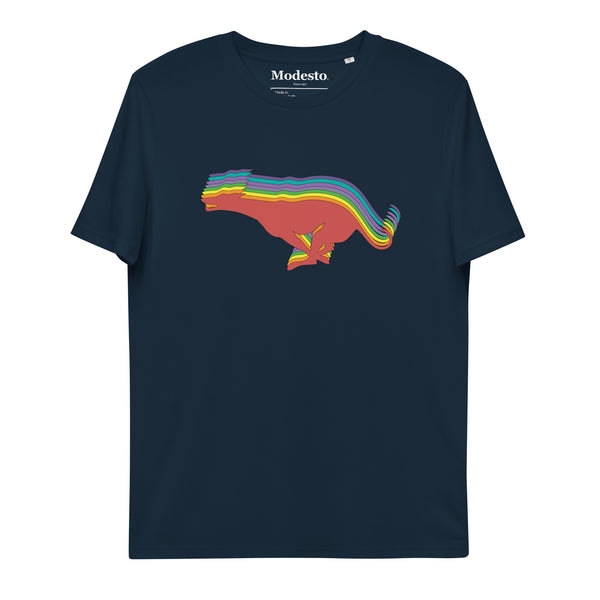 The Rainbow Whippet Organic T-Shirt